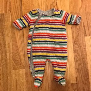 Baby Gap 0-3 months front snap, stripped one piece